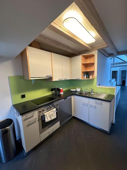 Panorama Penthouse In Wunderschoener Villa 卡塞尔 外观 照片