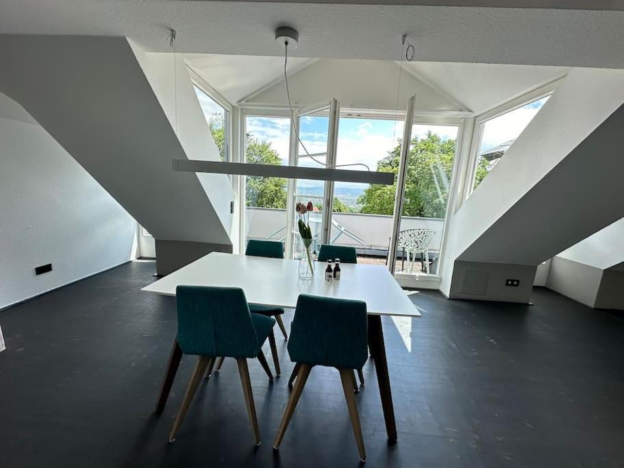 Panorama Penthouse In Wunderschoener Villa 卡塞尔 外观 照片